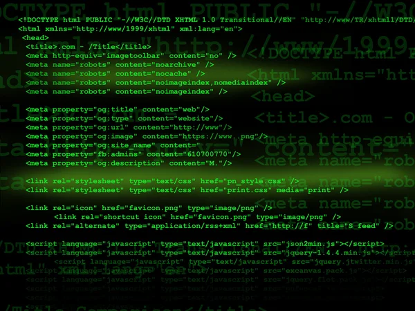 Source code — Stock Photo, Image