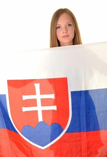 Sexig slovakiska fan — Stockfoto