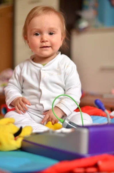 stock image Baby playing