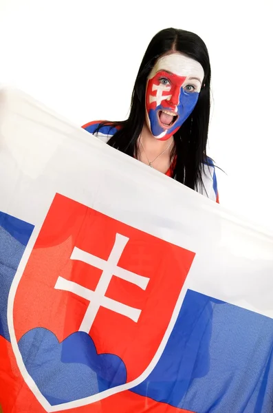 Fan de hockey slovaque — Photo