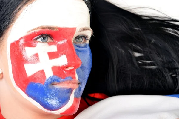 stock image Slovakian fan