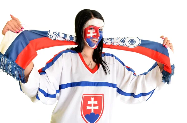 Slovakian fan — Stock Photo, Image