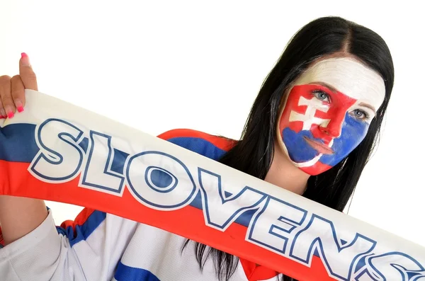 Slovakiska fan — Stockfoto
