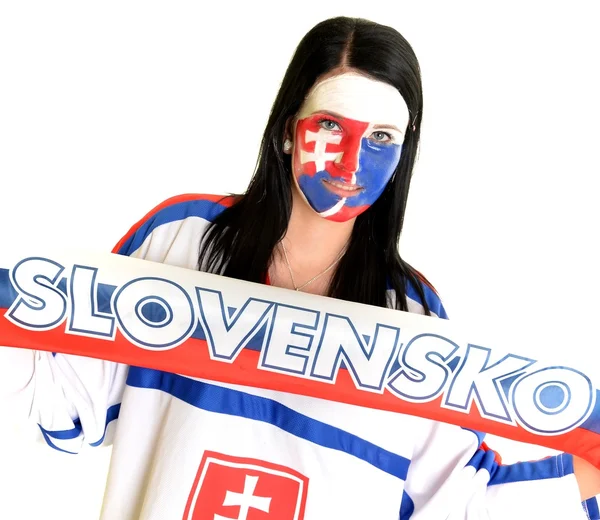 スロバキア語ファン — ストック写真