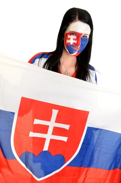 Slovakiska fan — Stockfoto