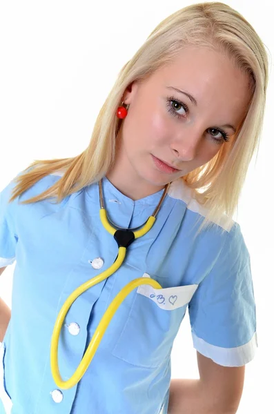 Sjuksköterska eller läkare isolerade — Stockfoto