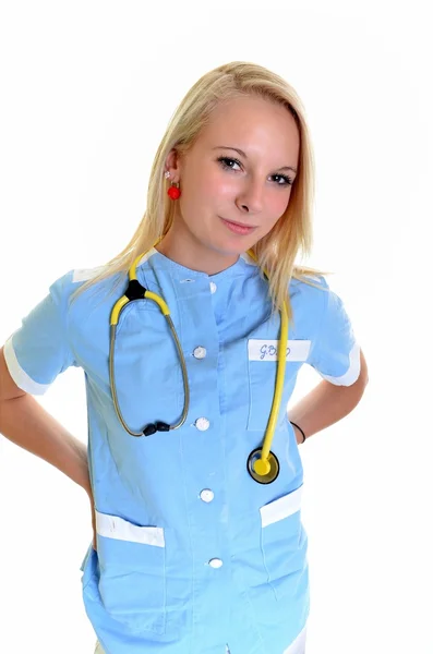 Nurse or doctor isolated Stock Picture