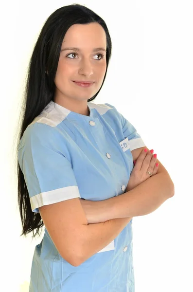 Medical doctor woman in the studio — Stock Photo, Image