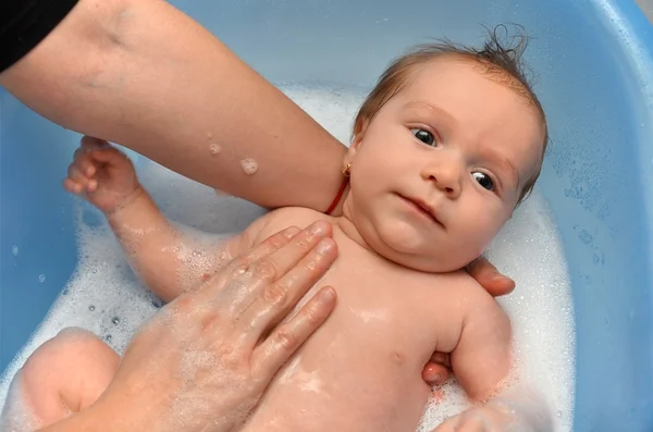 Babybaden — Stockfoto