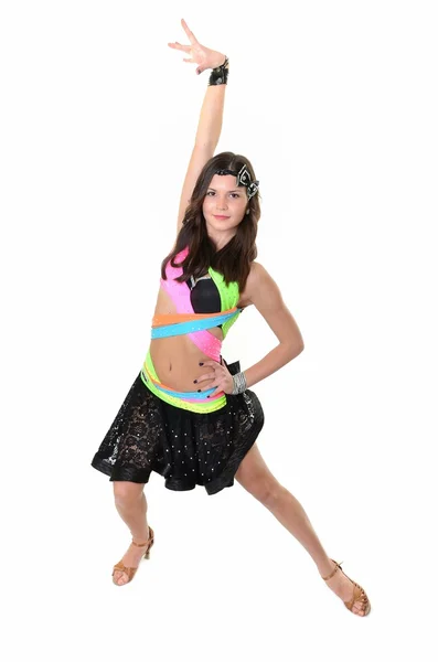 Латиноамериканская танцовщица — стоковое фото