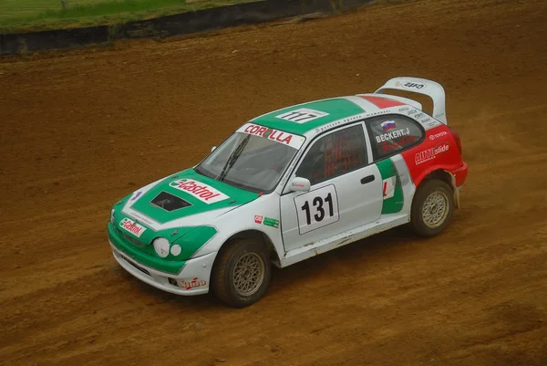Fahrzeug in der Rallye — Stockfoto
