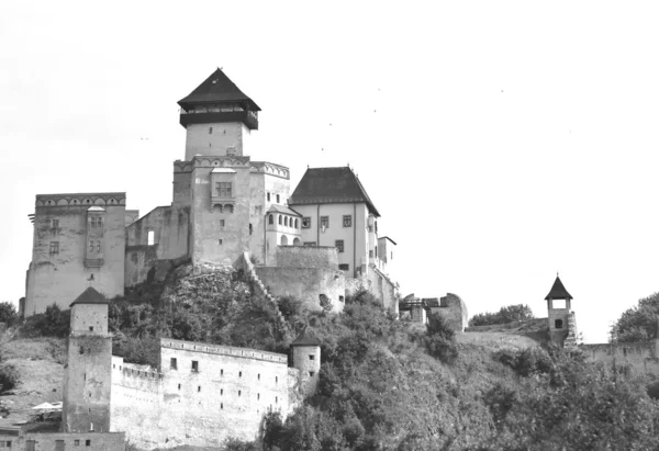 Trenčín kasteel in Slowakije — Stockfoto