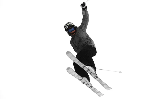 Freeskier 점프 — 스톡 사진