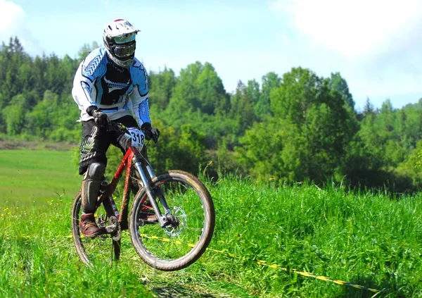 stock image Downhill competition