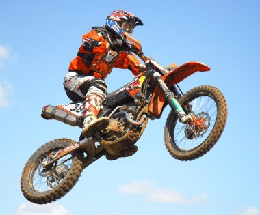 Mx rider jumping clipart