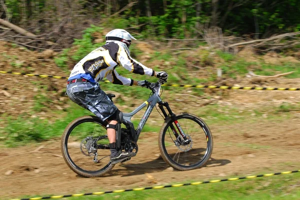 Downhill competition — Stock Photo, Image