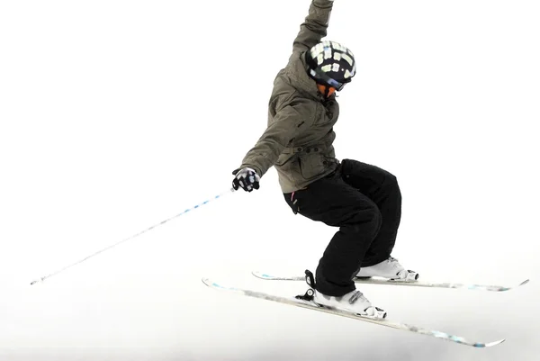 Esquiador saltando —  Fotos de Stock