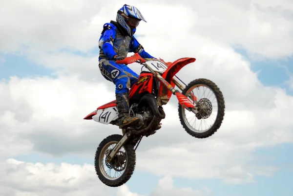 Motocross MX piloto — Fotografia de Stock