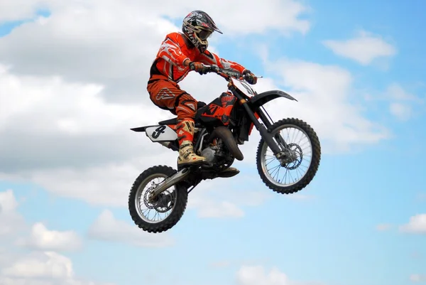 Motocross MX piloto — Fotografia de Stock