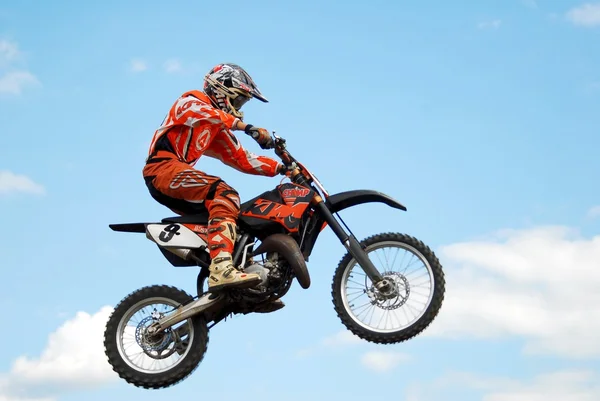 Mx motocrossförare — Stockfoto
