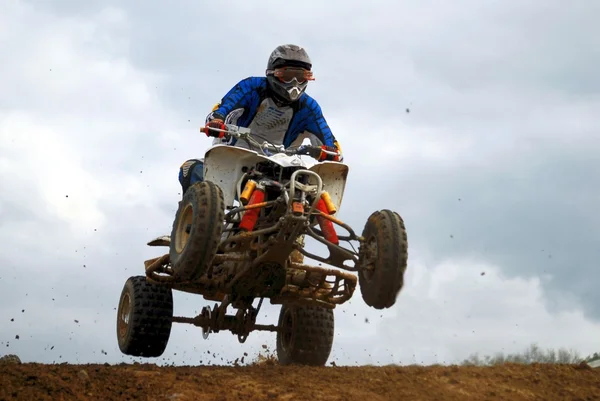 Pilota di motocross mx — Foto Stock