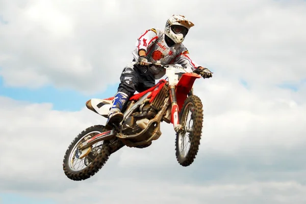 Motocross-Fahrer — Stockfoto