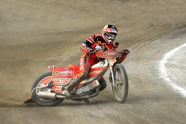 Speedway rider — Stockfoto