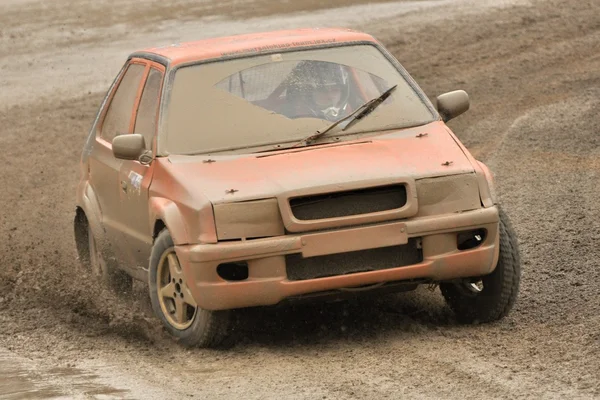 Rallye auto — Stockfoto