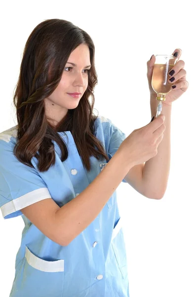 Медсестра или врач изолированы — стоковое фото