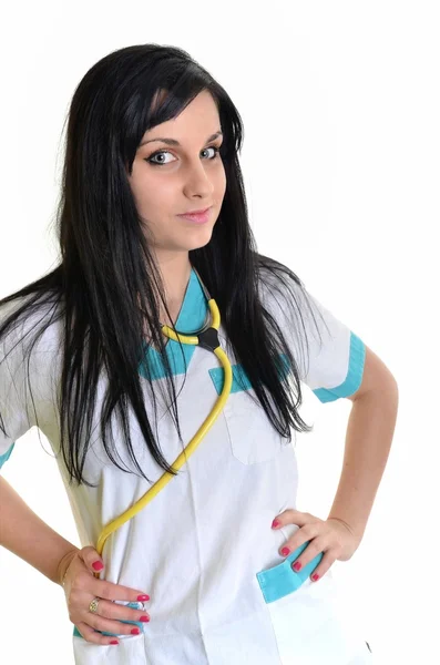 Sjuksköterska eller läkare — Stockfoto