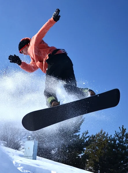 Snowboardåkare — Stockfoto