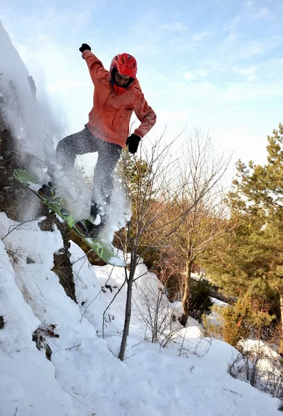 Snowboarder — Foto Stock