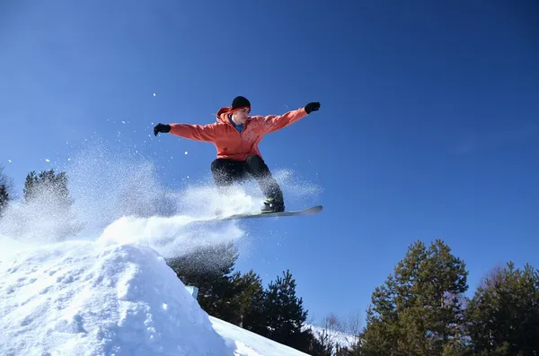 Snowboarder — Foto Stock