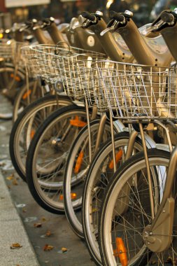 Fotoğraf Paris velib Bisikletleri