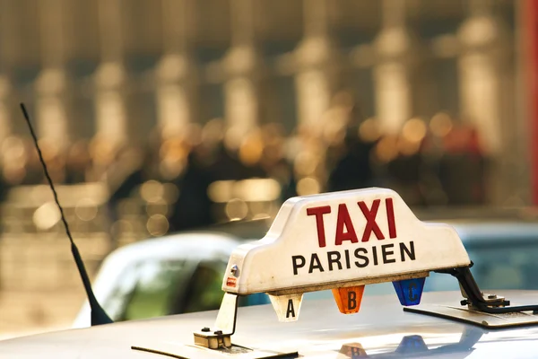 Taxi Parisien plan horizontal — Photo