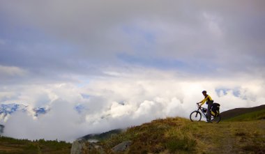 Mountainbiker Norveç