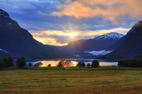 stock image Beauyiful summer sunset