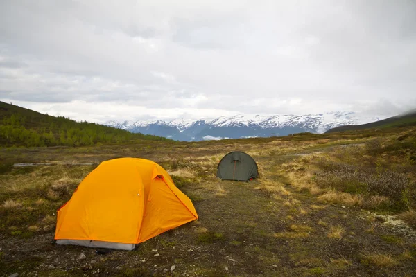 Two tourist tents — Stock Photo, Image