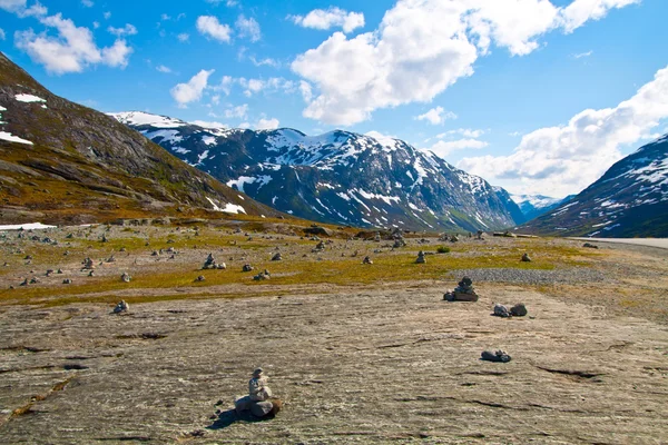 stock image Beautiful mountain pass in Norway