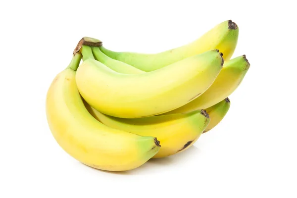 Banda banánů izolovaných na bílém — Stock fotografie