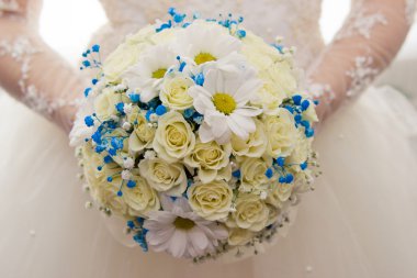 Bridal bouquet close-up clipart