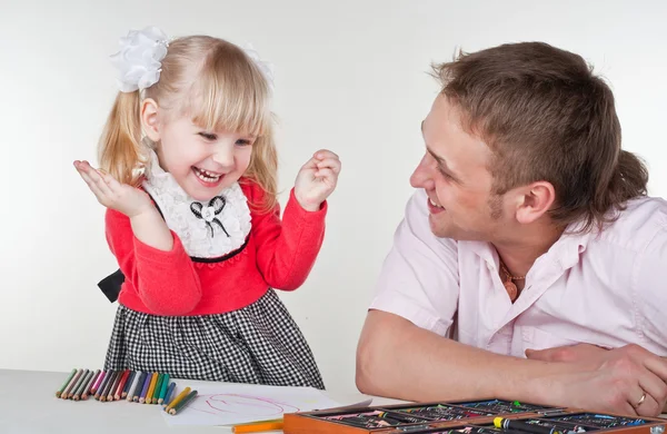 Pai e filho — Fotografia de Stock