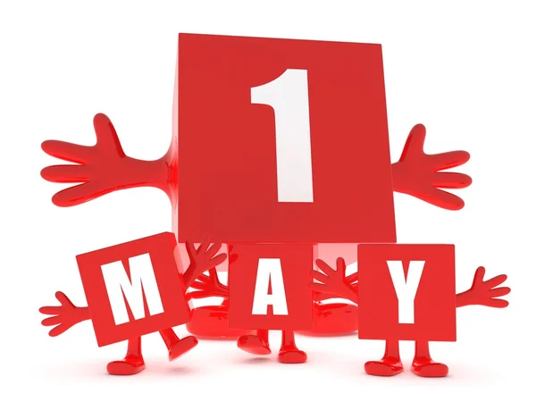 1 MAY DAY — Stock Photo, Image