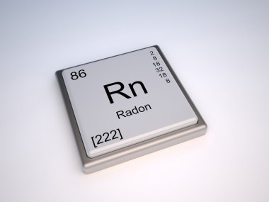 Radon from periodic table clipart