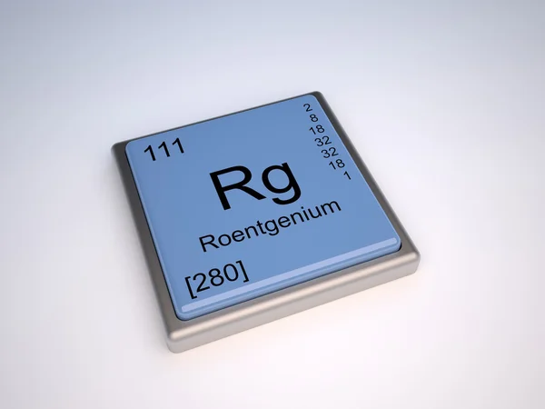 Roentgenium — Stock Photo, Image