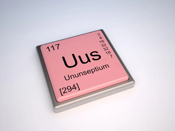 Унунсептиум — стоковое фото