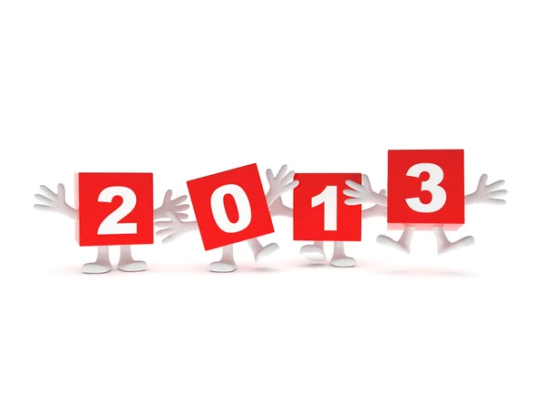 2013 календарный фон — стоковое фото