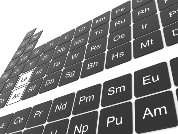 stock image Periodic table of the elements