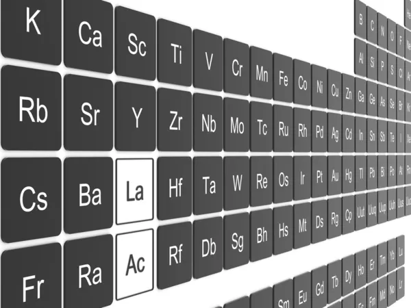 Tavola periodica degli elementi — Foto Stock