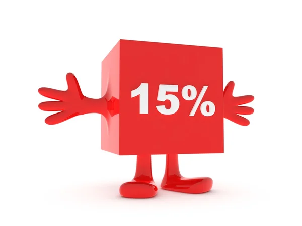 15 Percent — Stock Photo, Image